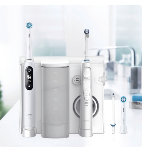 Oral-B iO6 & OxyJet Adulto Cepillo dental oscilante Blanco