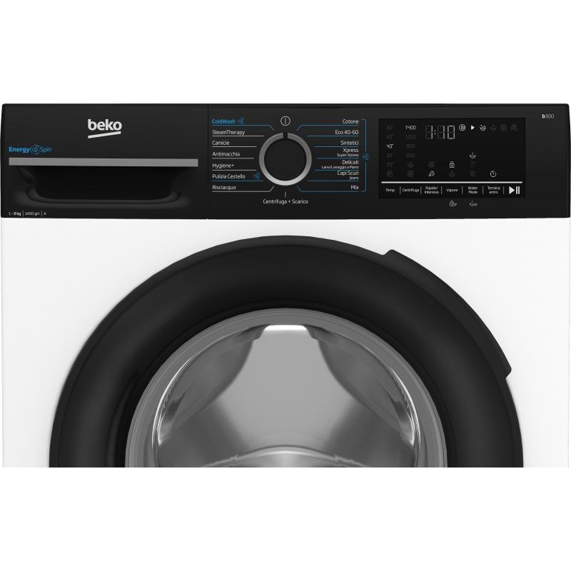 Beko b300 BMGWU4941B washing machine Front-load 9 kg 1400 RPM Black, White