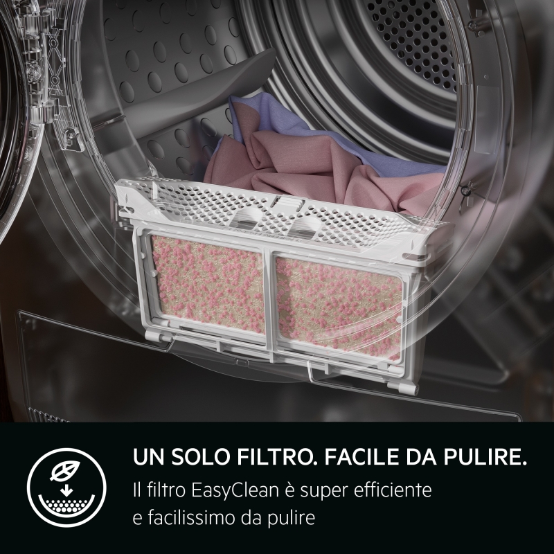 AEG Series 7000 TR7HE9C asciugatrice Libera installazione Caricamento frontale 9 kg Bianco