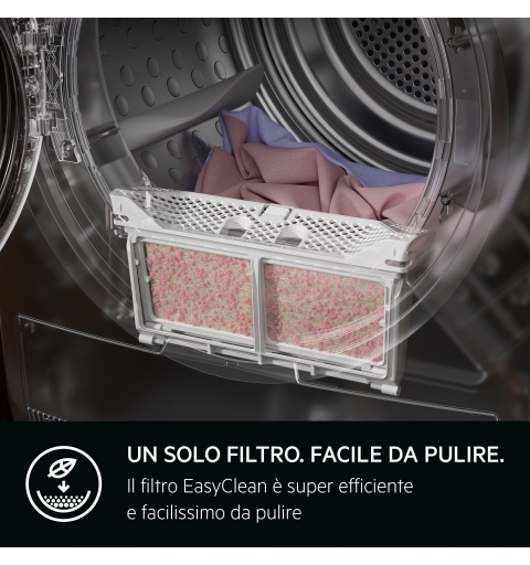 AEG Series 7000 TR7HE9C asciugatrice Libera installazione Caricamento frontale 9 kg Bianco