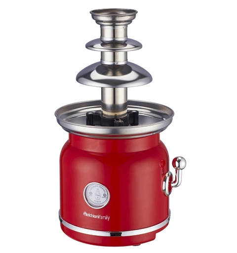 Melchioni 118370003 chocolate fountain Red, Stainless steel 90 W