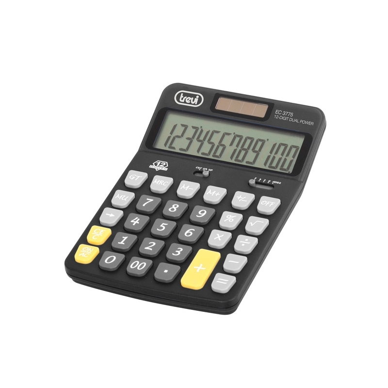 Trevi EC 3775 calcolatrice Desktop Calcolatrice finanziaria Nero