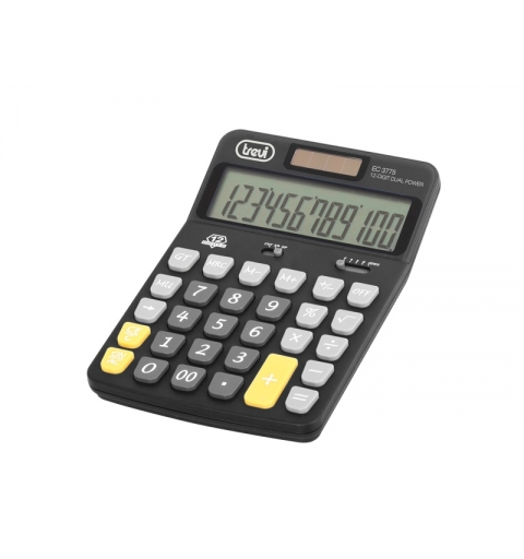 Trevi EC 3775 calcolatrice Desktop Calcolatrice finanziaria Nero