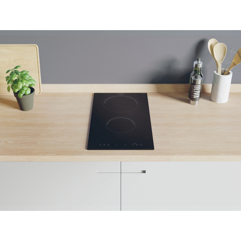 Candy CID 30 1 Black Built-in 30 cm Zone induction hob 2 zone(s)