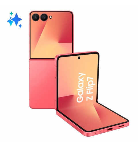 Samsung Galaxy Z Flip7 Smartphone AI, RAM 12GB, 512GB, Display 4,1" Super AMOLED 6,9" Dynamic AMOLED 2X, Fotocamera 50MP,