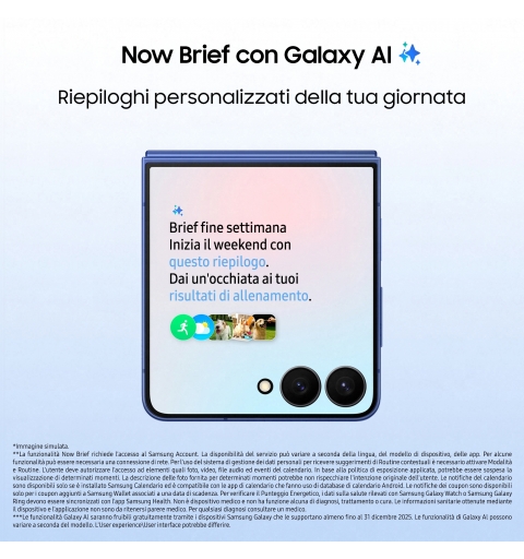 Samsung Galaxy Z Flip7 Smartphone AI, RAM 12GB, 512GB, Display 4,1" Super AMOLED 6,9" Dynamic AMOLED 2X, Fotocamera 50MP,