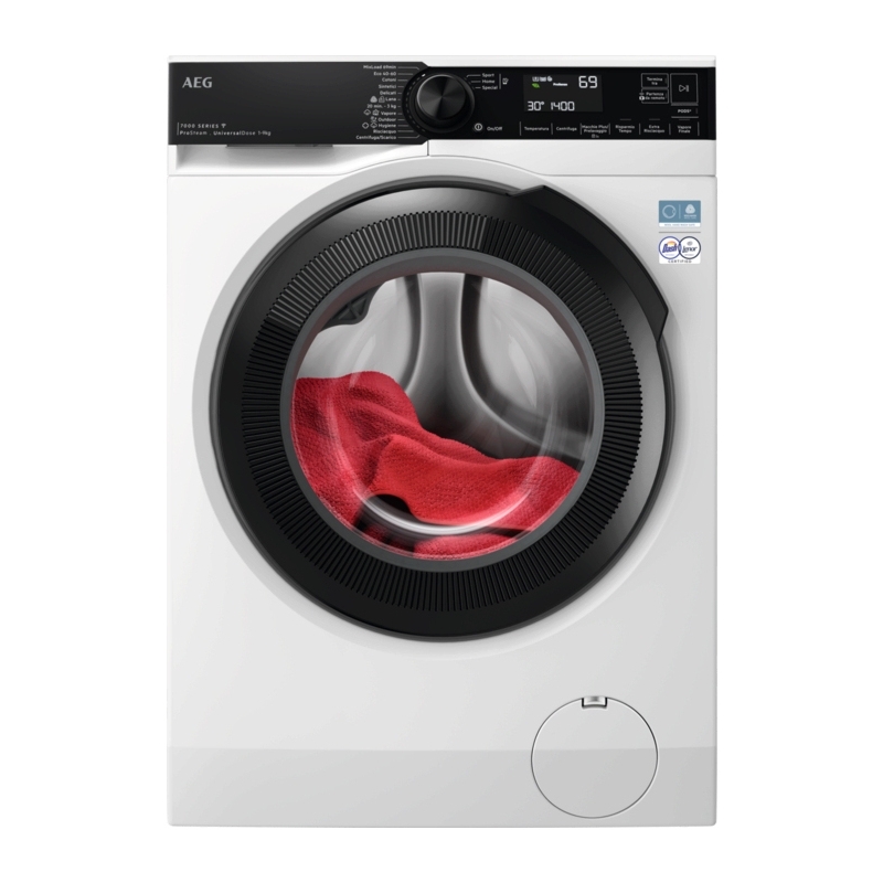 AEG Series 7000 LR7FH94VY washing machine Front-load 9 kg 1351 RPM Black, White