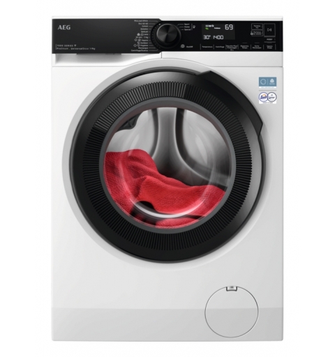 AEG Series 7000 LR7FH94VY lavatrice Caricamento frontale 9 kg 1351 Giri min Nero, Bianco