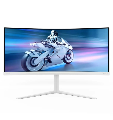 Philips Evnia 5000 34M2C5501A 00 Monitor PC 86,4 cm (34") 3440 x 1440 Pixel Wide Quad HD LCD Bianco