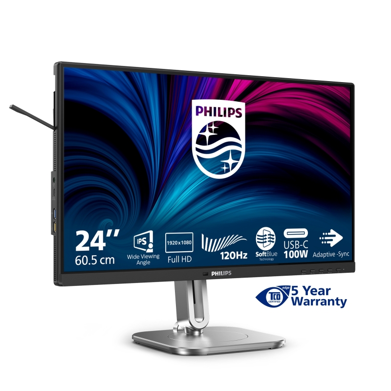 Philips 4000 series 24B2U4301 00 Computerbildschirm 60,5 cm (23.8") 1920 x 1080 Pixel Full HD LCD Grau
