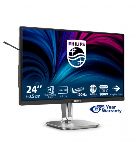 Philips 4000 series 24B2U4301 00 Computerbildschirm 60,5 cm (23.8") 1920 x 1080 Pixel Full HD LCD Grau