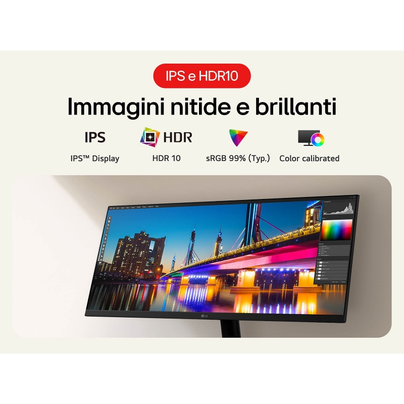 LG 29U511A Monitor 21 9 29" WFHD HDR 100Hz