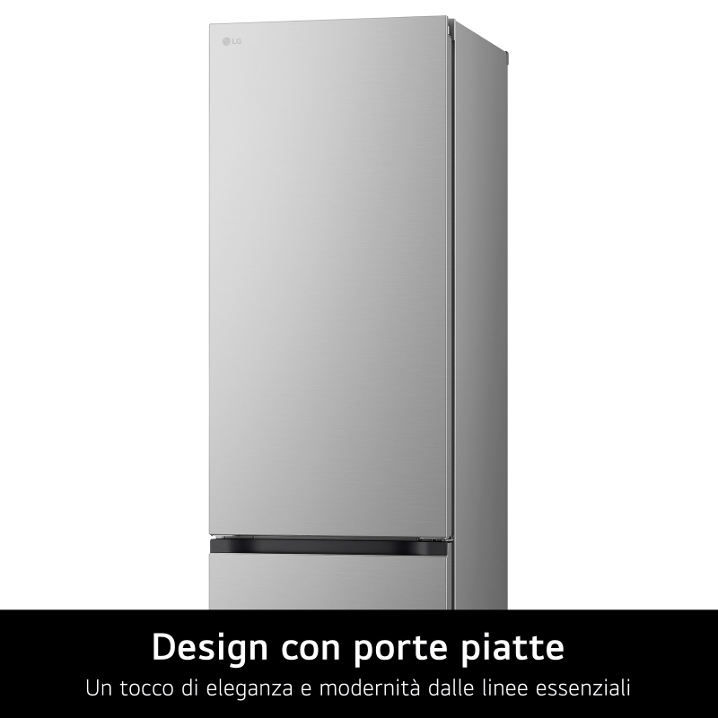 LG GBV7280CMB.AMBQEUR Kühl- und Gefrierkombination Freistehend 387 l C Silber