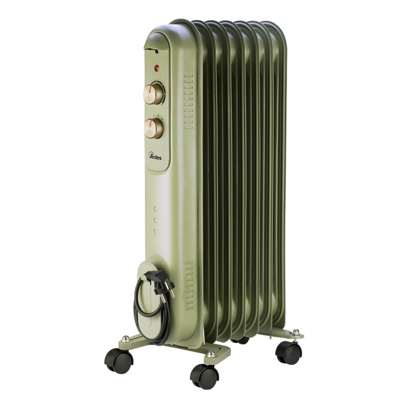 Ardes AR4R07VIN stufetta elettrica Interno Verde 1500 W Riscaldatore ambiente elettrico a olio