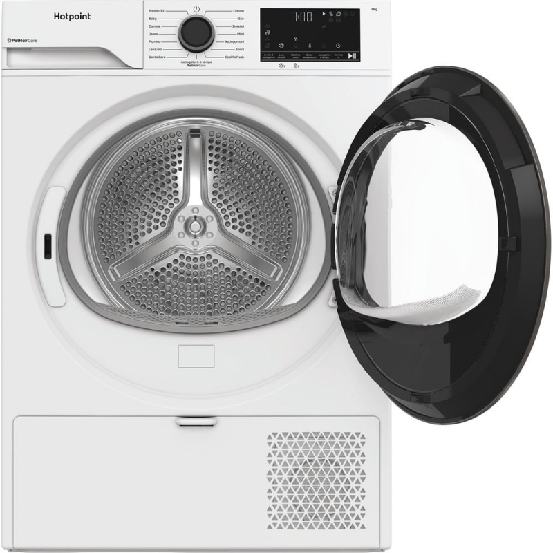 Hotpoint HPT 83D BS IT tumble dryer Freestanding Front-load 8 kg White