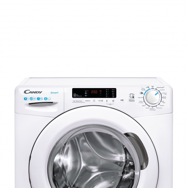 Candy Smart CS1272DW3 1-11 lavadora Carga frontal 7 kg 1200 RPM Blanco