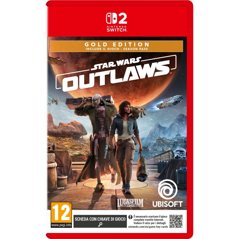 Ubisoft Star Wars Outlaws Gold Edition Oro Tedesca, Inglese, ESP, Francese, ITA, Giapponese, Coreano, Portoghese, Russo