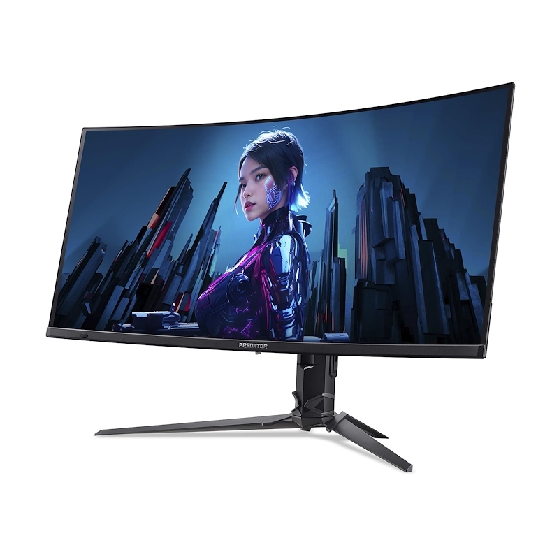 Acer Predator UM.CXXEE.501 computer monitor 86.4 cm (34") 3440 x 1440 pixels UltraWide Quad HD QD-OLED Black