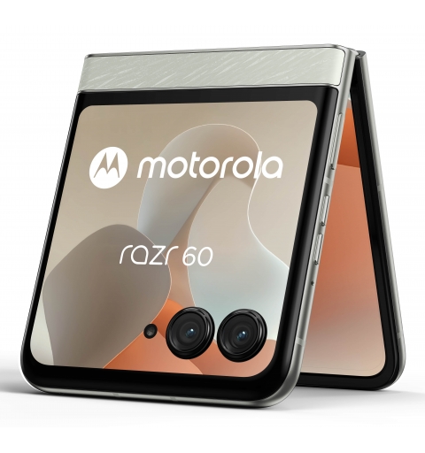 Motorola razr 60 con Moto AI (8 256 GB, 50MP OIS + 13MP, selfie 32MP, display esterno 3.63", interno 6.9" pOLED 120Hz, MediaTek