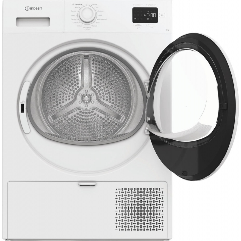 Indesit C YD 92D WW IT Wäschetrockner Freistehend Frontlader 9 kg Weiß