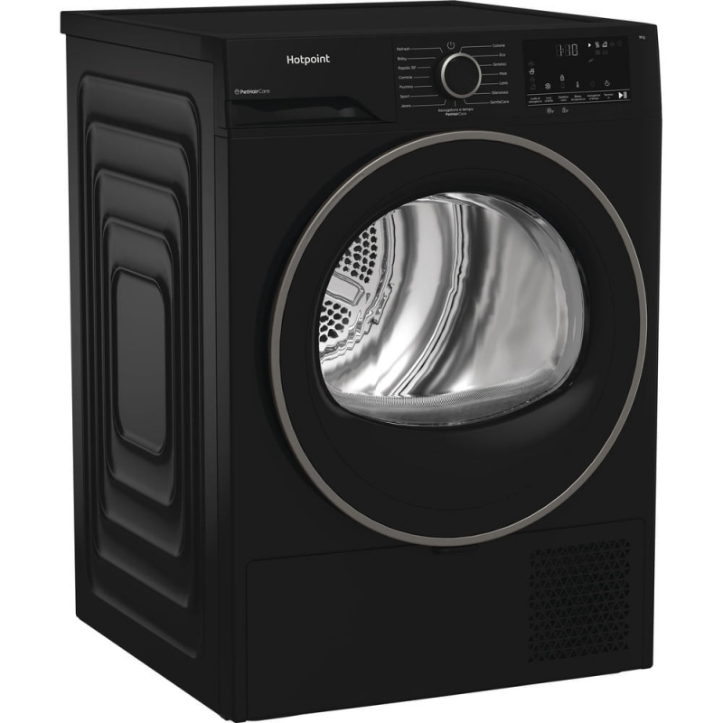 Hotpoint HPT 94D BBS IT tumble dryer Freestanding Front-load 9 kg Black