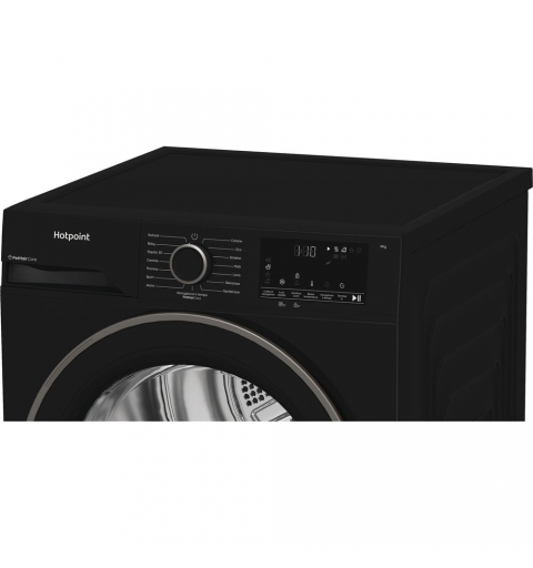 Hotpoint HPT 94D BBS IT tumble dryer Freestanding Front-load 9 kg Black
