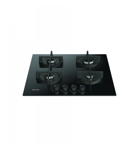 Indesit ING 61T BK 1 Black Built-in 60 cm Gas 4 zone(s)