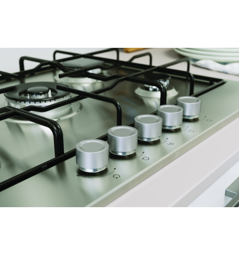 Indesit THP 752 W IX I 1 Stainless steel Built-in 75 cm Gas 5 zone(s)