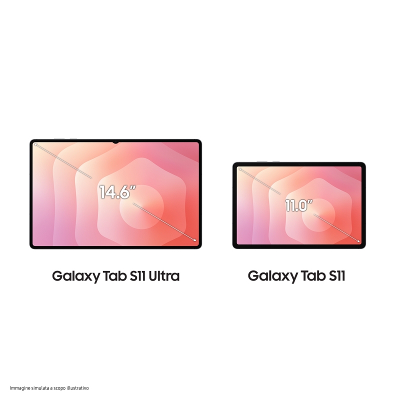 Samsung Galaxy Tab S11, Tablet AI, Wi-Fi, Design Leggero, Strumenti AI Multimodali, DeX, RAM 12GB, 256 GB, Batteria a Lunga
