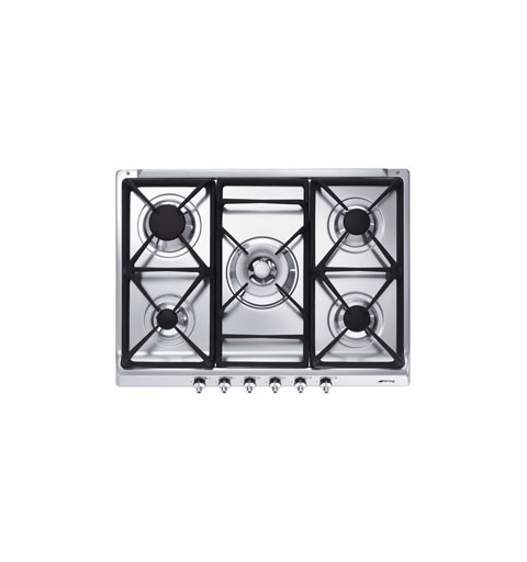 Smeg Classic SE70SGH-5 Acier inoxydable Intégré Gaz 5 zone(s)