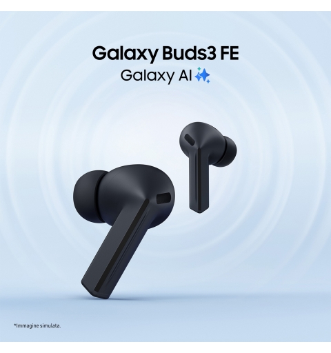 Samsung Galaxy Buds3 FE, Auricolari Wireless, Audio 360, Gemini AI, Black