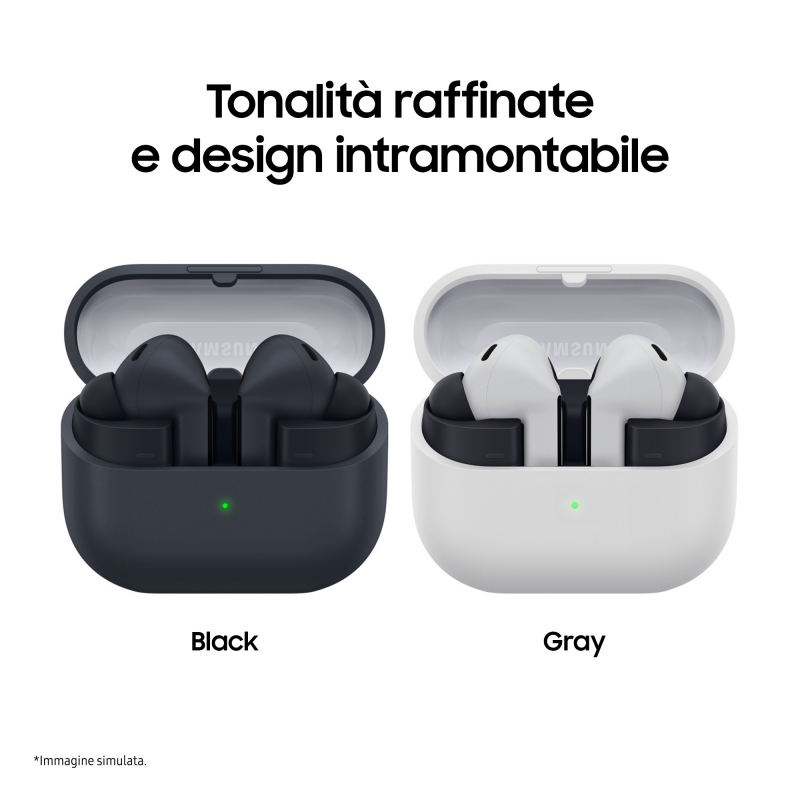 Samsung Galaxy Buds3 FE, Auricolari Wireless, Audio 360, Gemini AI, Black