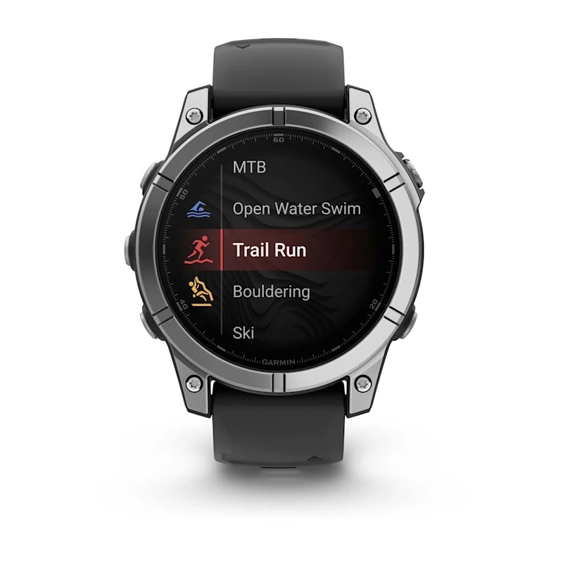 Garmin Fenix E 3,3 cm (1.3") AMOLED 47 mm Numérique 416 x 416 pixels Écran tactile Acier inoxydable Wifi GPS (satellite)