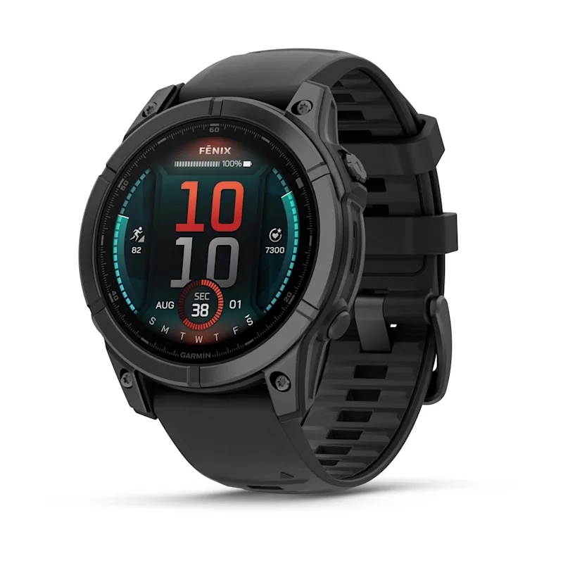 Garmin Fenix E 3,3 cm (1.3") AMOLED 47 mm Numérique 416 x 416 pixels Écran tactile Noir Wifi GPS (satellite)