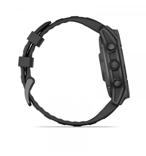 Garmin Fenix E 3,3 cm (1.3") AMOLED 47 mm Numérique 416 x 416 pixels Écran tactile Noir Wifi GPS (satellite)