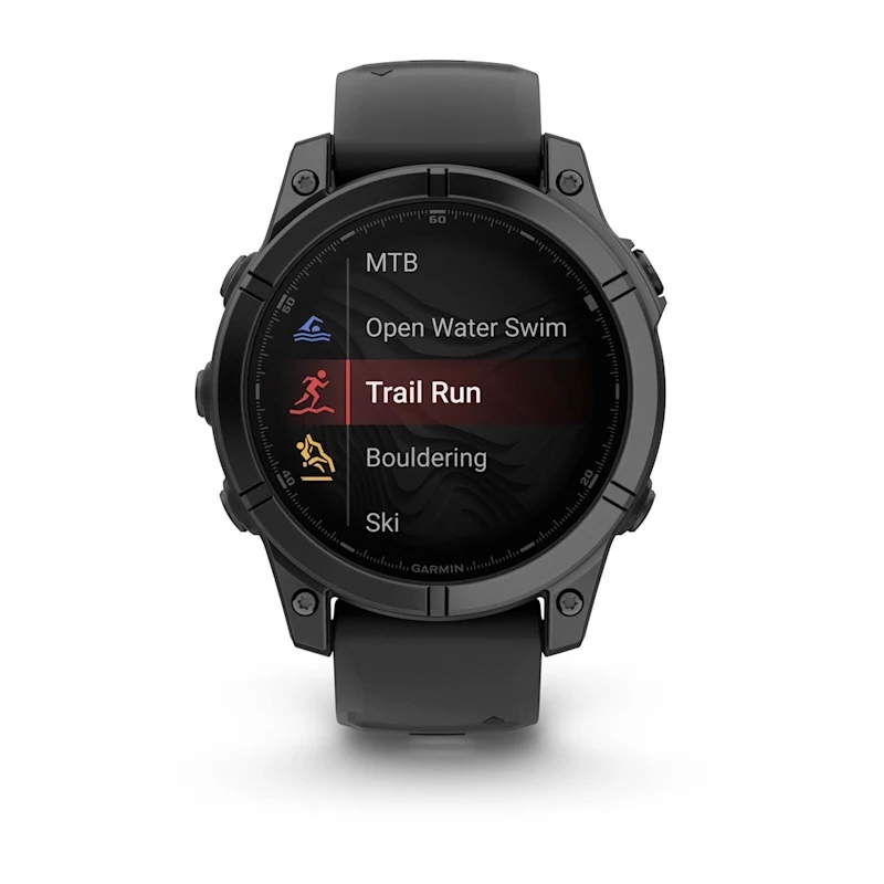 Garmin Fenix E 3,3 cm (1.3") AMOLED 47 mm Numérique 416 x 416 pixels Écran tactile Noir Wifi GPS (satellite)