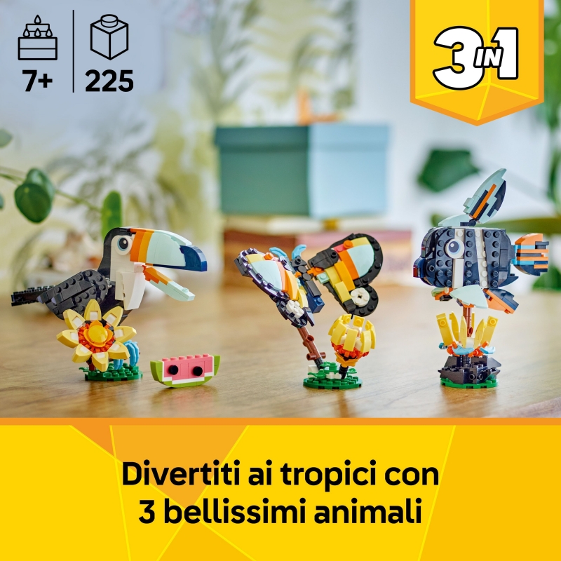 LEGO Fauna Salvaje Tucán Tropical