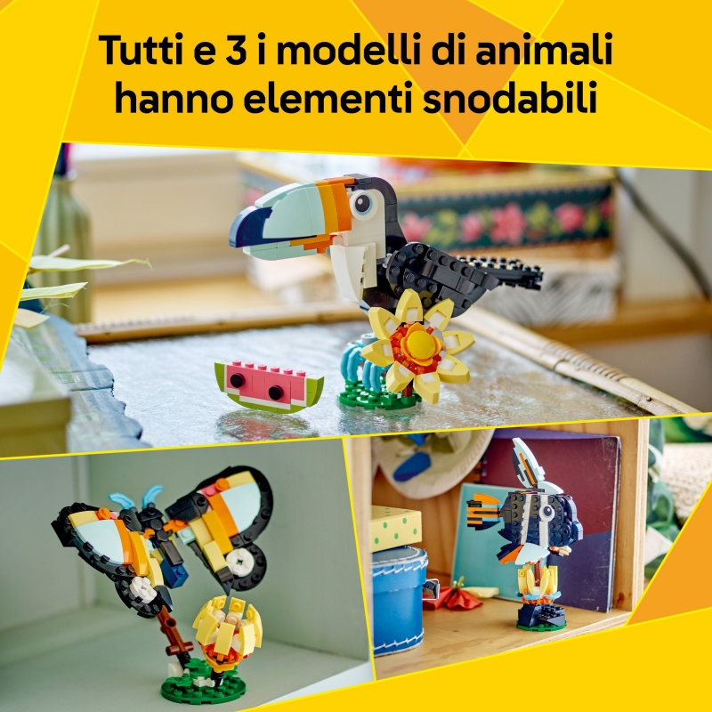 LEGO Fauna Salvaje Tucán Tropical