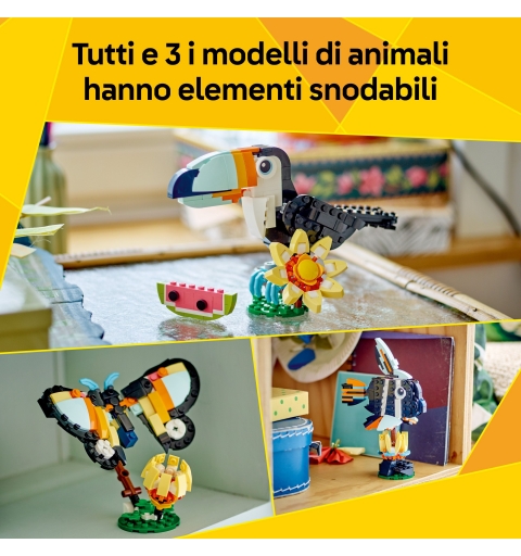 LEGO Fauna Salvaje Tucán Tropical