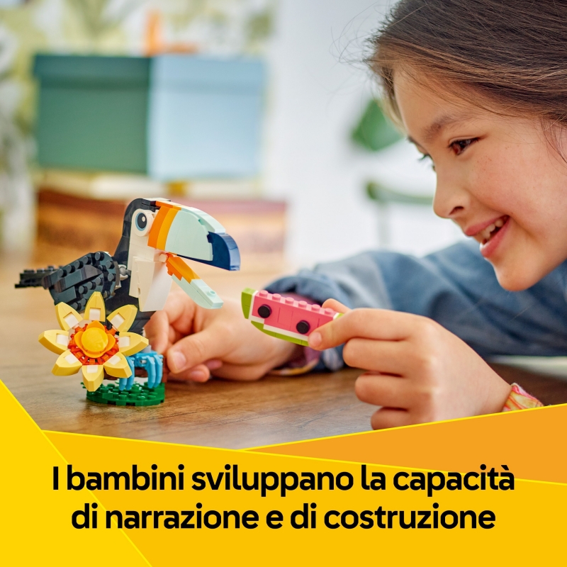 LEGO Animaux sauvages le toucan tropical