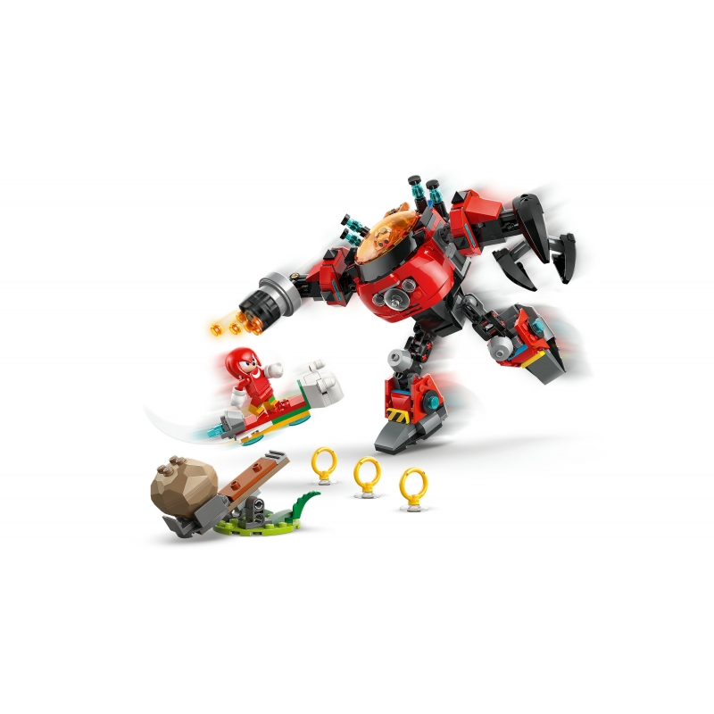 LEGO Knuckles vs. Dr. Eggman Egg Crusher Mech