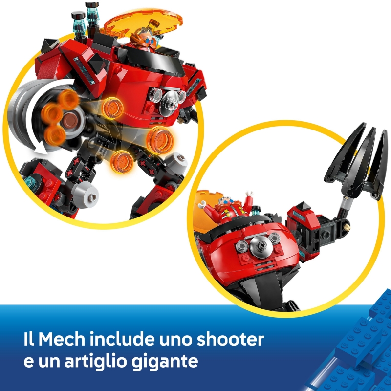 LEGO Knuckles vs. Dr. Eggman Egg Crusher Mech