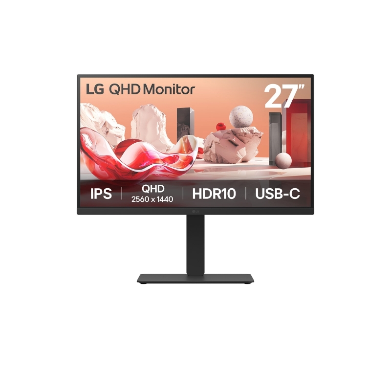 LG 27BA75QB-B.AEU computer monitor 68.6 cm (27") 2560 x 1440 pixels Wide Quad HD LED Black