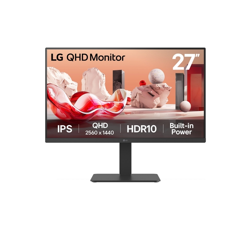 LG 27BA54QB-B computer monitor 68.6 cm (27") 2560 x 1440 pixels Quad HD LCD Black