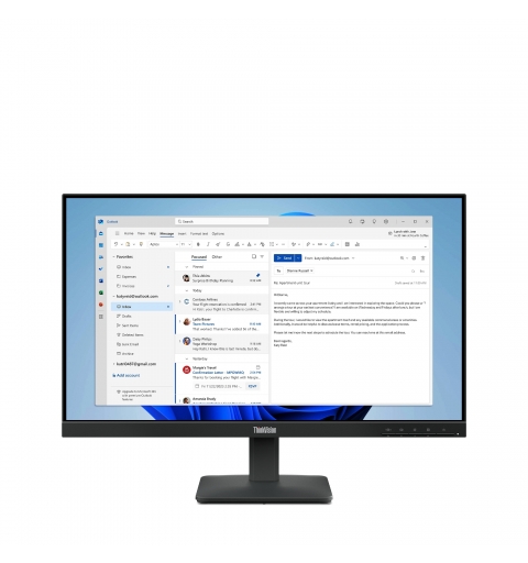 Lenovo ThinkVision S24-4e LED display 60,5 cm (23.8") 1920 x 1080 Pixel Full HD Nero