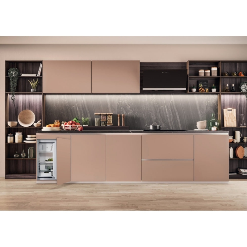 Hotpoint HABUF011 Kühlschrank mit Gefrierfach Integriert 126 l E Grau