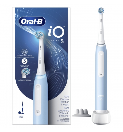 Oral-B iO 3 Erwachsener Vibrierende Zahnbürste Hellblau