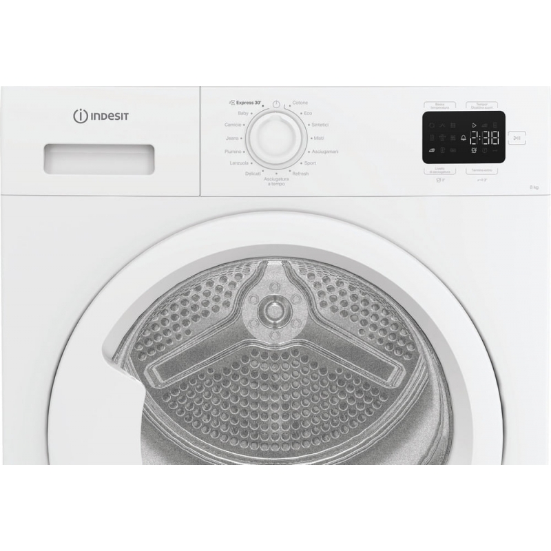 Indesit C YD 83D WW IT Wäschetrockner Freistehend Frontlader 8 kg Weiß