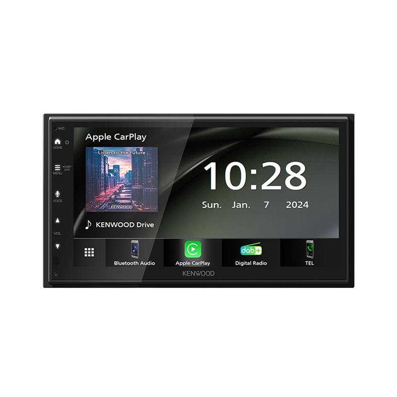 Kenwood DMX6523DABS récepteur multimédia de voiture Noir Wifi Bluetooth