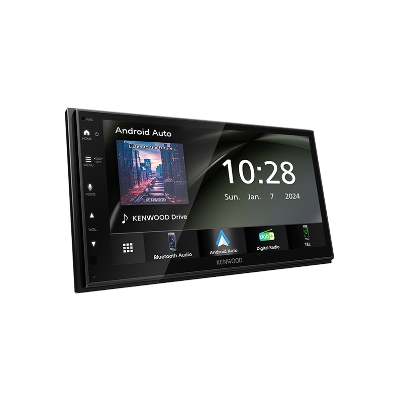 Kenwood DMX6523DABS récepteur multimédia de voiture Noir Wifi Bluetooth